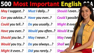 💯🔥English Speaking Practice for Beginners & Intermediate | Learn Daily English Conversations