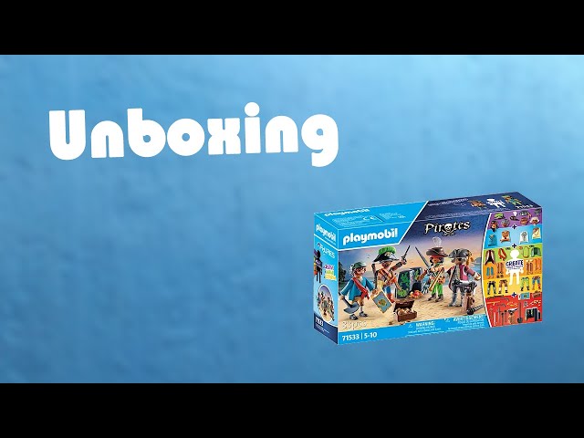 Vídeo relacionado con PLAYMOBIL Pirates 71533 MyFigures: Piratas, Montaje de Figuras de Piratas Personalizadas, Incluyendo Mapa del Tesoro y alfileres para el Sombrero de Pirata, Juguetes para niños a Partir de 5 años