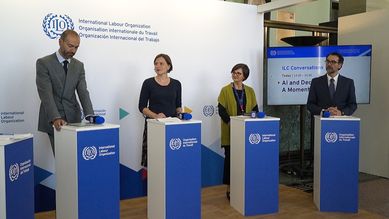 AI and decent work: A moment of choice
