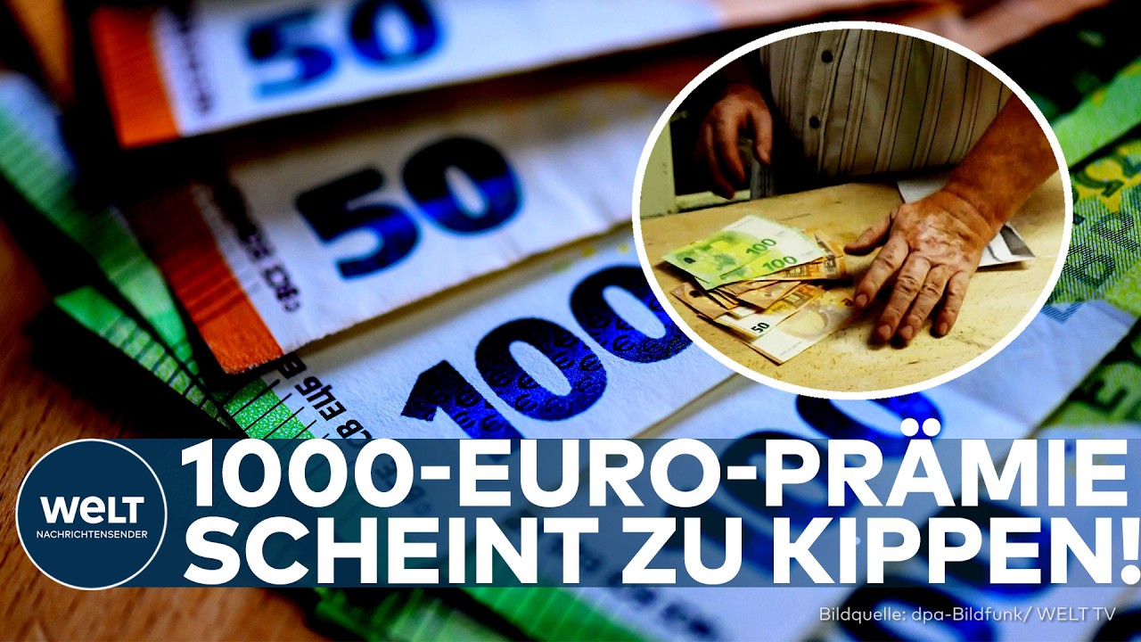 BUNDESTAG: 1.000-Euro-Prämie vor dem Aus – Bundesrat droht mit Ablehnung