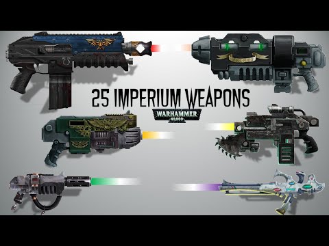 25 Imperium Weapons - Plasma/Laser/Graviton/Kinetics/Antimatter/Chem... Warhammer 40K
