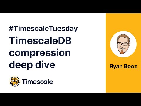 #TimescaleTuesday: TimescaleDB compression deep dive