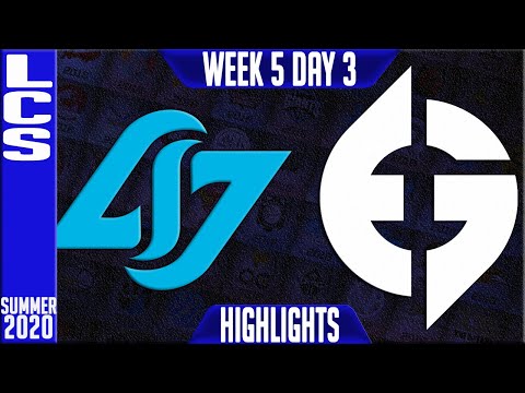 CLG vs EG Highlights | LCS Summer 2020 W5D3 | Counter Logic Gaming vs Evil Geniuses
