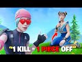 1 KILL 1 PIECE OF CLOTHING 6 SUS FORTNITE GAMEPLAY