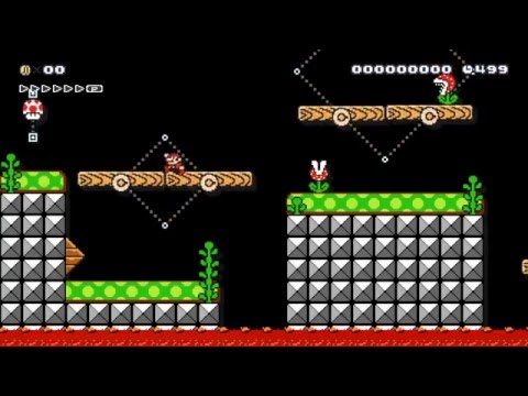 Greenplat Wonderland by Erl-X - SUPER MARIO MAKER - No Commentary