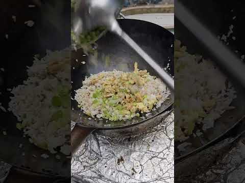 Easy Egg fried Rice with insane wok hei! #asmr #cooking #uncleroger #eggfriedrice #food