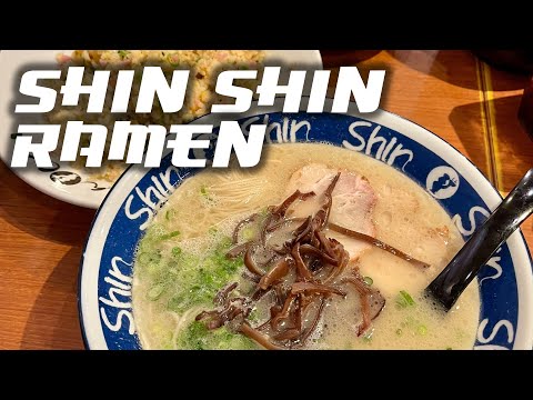 Trying Shin Shin Ramen for the First Time! | Is It Worth the Hype? Fukuoka's Tonkotsu Ramen