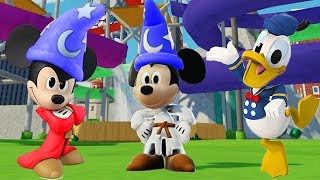 MICKEY MOUSE PLAYTIME! Featuring Donald Duck & a Silver Disney's Mickey Mouse! + Finger Family Song