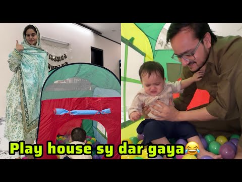 Kabeer k liye play house lekar aagaya😍yusra k mana karny par bhi😂
