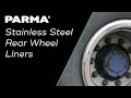PAR 640 641 642 Parma Stainless Steel Rear Wheel Liners Rim Only