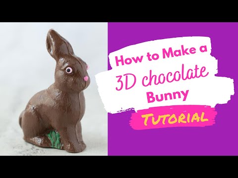 How to make a 3D chocolate bunny