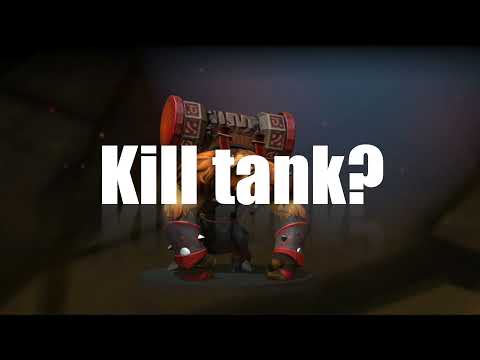 Dota2: Can earth shaker kill tanker in late game?