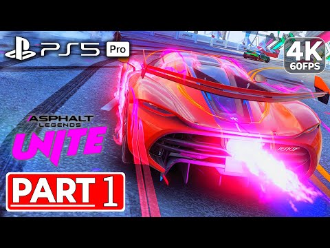 ASPHALT 9 LEGENDS UNITE Gameplay Walkthrough Part 1 FULL GAME [4K 60FPS PS5 PRO] - No Commentary