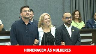 ODARLONE ORENTE DESTACA SOLIDARIEDADE E ENGAJAMENTO FEMININO DURANTE HOMENAGEM NA CÂMARA