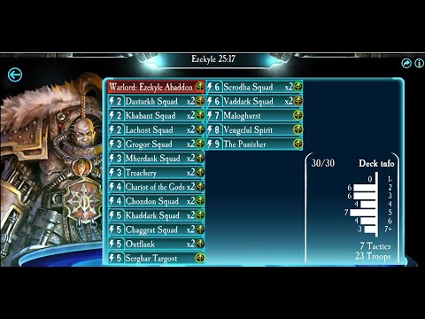 Good Deck 2: Ezekyle 25:17 (Ezekyle Abaddon) - Horus Heresy Legions