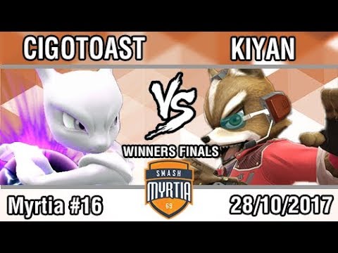 [Smash Myrtia #16] Cigotoast (Mewtwo) vs Kiyan (Fox, Estela) [Winners Final]