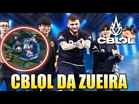 DANCINHA da LOS GRANDES e ULT INSANA do AEGIS - CBLOL DA ZUEIRA