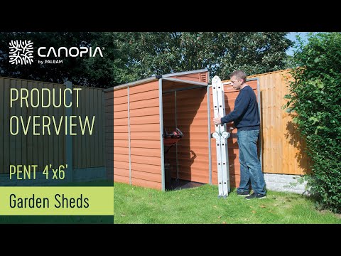 Skjul Canopia by Palram Skylight Pent 2,1 m² Vinklat Tak