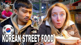 Eating the BEST KOREAN STREET FOOD IN SEOUL 🇰🇷 Gwangjang Market