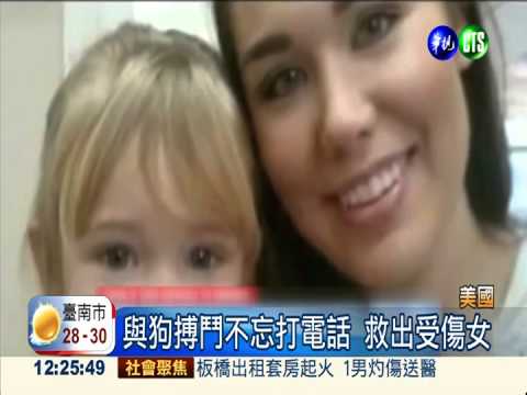 2歲女兒遭狗咬 勇母咬狗耳救女