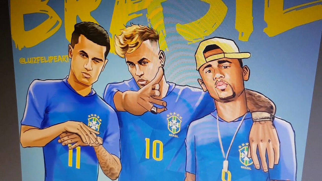 Imagem: Neymar compartilha, e desenho feito em Juiz de Fora viraliza no Instagram