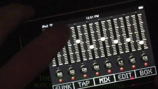 FunkBox Drum Machine iphone app demo