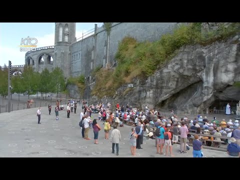 Chapelet du 15 septembre 2020 à Lourdes