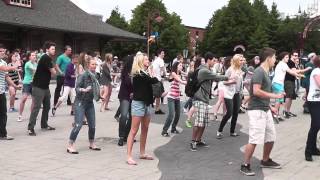 Flashmob Time of my life de Glee à la vieille gare de Saint-Jérôme