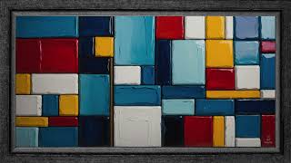 Asymmetric art | Tv Art for Samsung The Frame | No Music | 4K