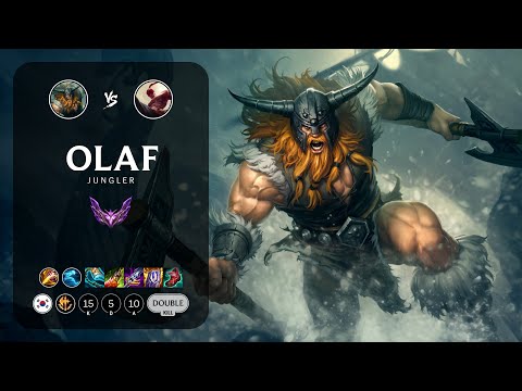 Olaf Jungle vs Lee Sin - KR Master Patch 13.4