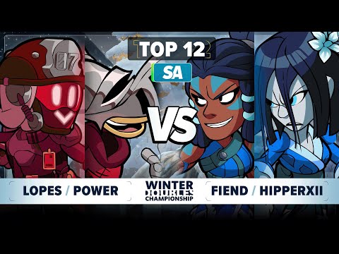 Power & Lopes vs HipperXII & Fiend - Top 12 - Winter Championship 2024 - SA 2v2