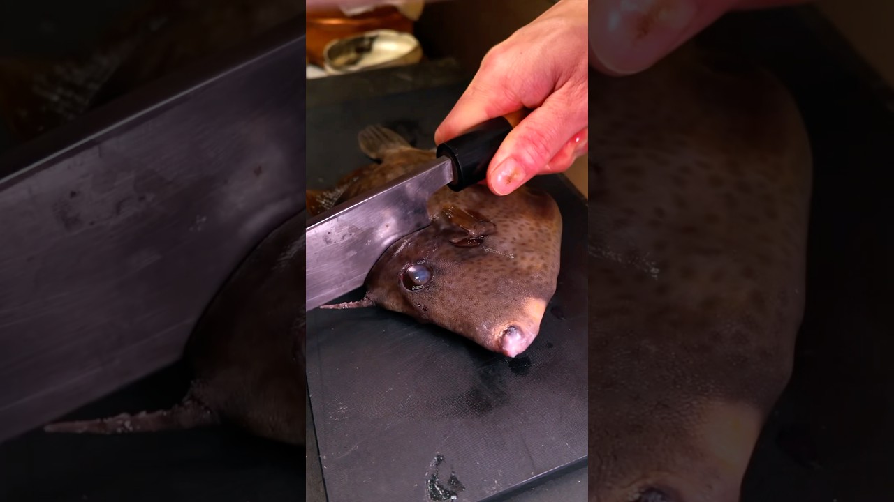 Filefish sushi #sushi #japanese #cooking