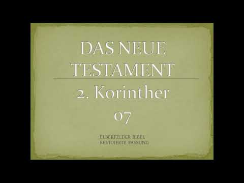2. Korinther 7 - Elberfelder Bibel