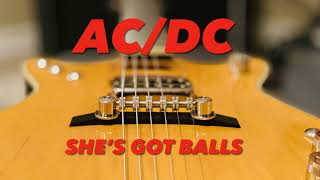 AC/DC She's Got Balls (Malcolm Young Guitar Lesson)