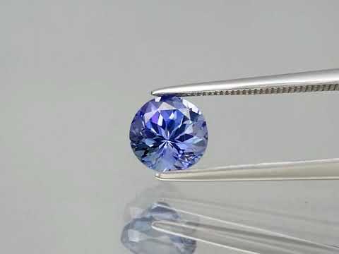 Natuurlijk Natuurlijke tanzaniet Rond Kleur Violet blauw 1,47 ct.