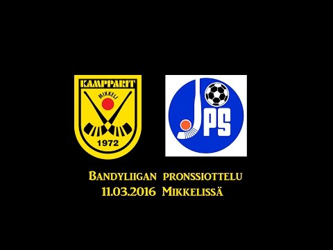 Bandyliigan pronssiottelu Kampparit - JPS  11.03.2016