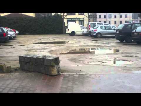 Parking przy ul. Poznańskiej w Wołowie