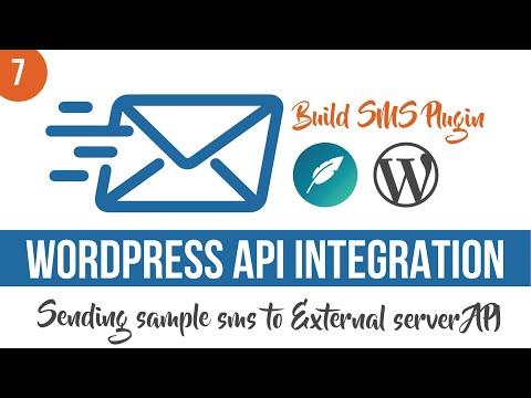 Sending an SMS to External server API using WordPress