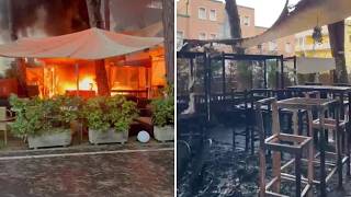 Rosolina, in fiamme un bar del centro. La titolare: «Ho perso tutto»