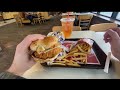 Wendy S Mozzarella Chicken Sandwich POV Crispy Chicken Mozzarella Marinara Asiago And Garlic Bun