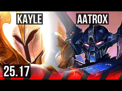 KAYLE vs AATROX (TOP) | KR Master | 25.17