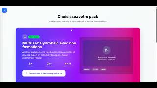 Activation licence hydrocalc