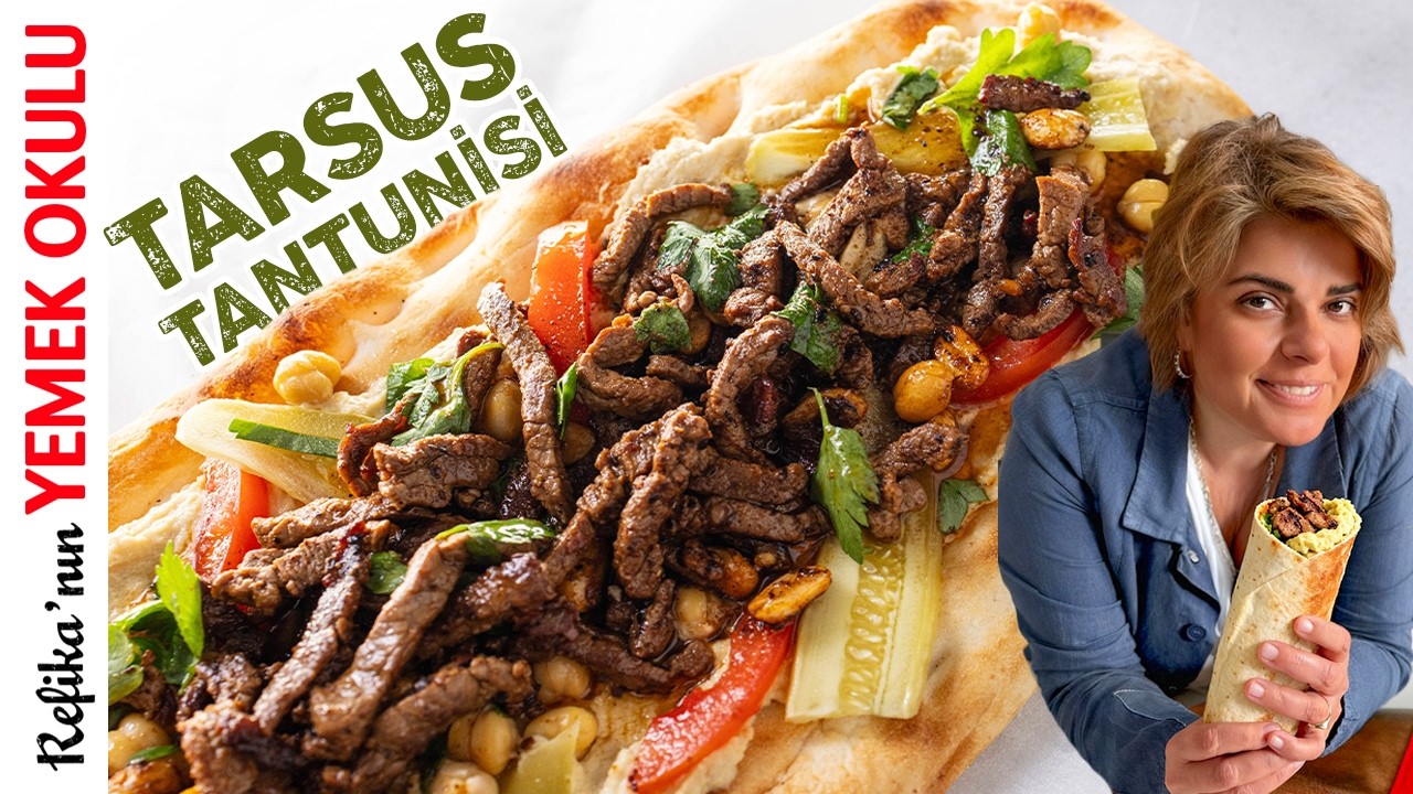 TARS-TUNİ 🔥 10 Dk'da Evde Humuslu Et Dürüm Tantuni Tarifi 🌯 Tantuni Nasıl Yapılır?