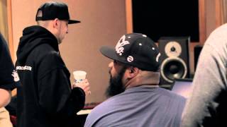 Termanology & Sean Price "Front Door" In studio video.