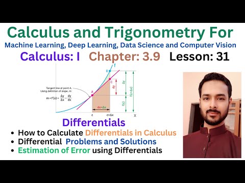 Lesson 31 Differentials |How to Calculate Differentials in Calculus | Error Handling using Calculus