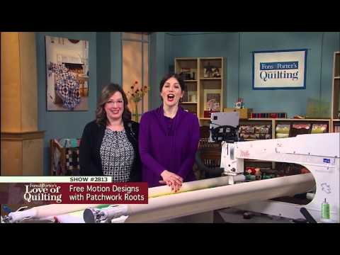 Love of Quilting Preview: Patchwork Inspired Free Motion Quilting (2813 - Free Motion Designs)