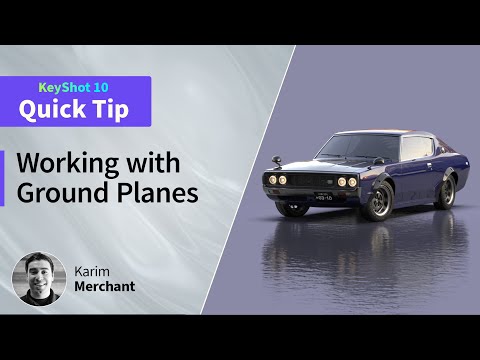 KeyShot Quick Tip - Working with Ground Planes