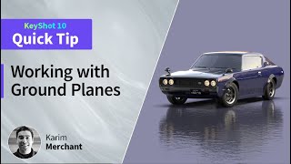 KeyShot Quick Tip - Working with Ground Planes