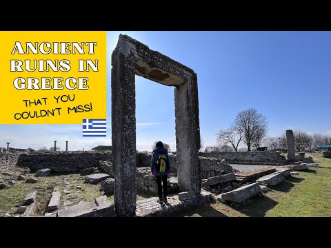 Explore ANCIENT RUINS in Greece: The archeological site of Philippi (UNESCO WORLD HERITAGE)