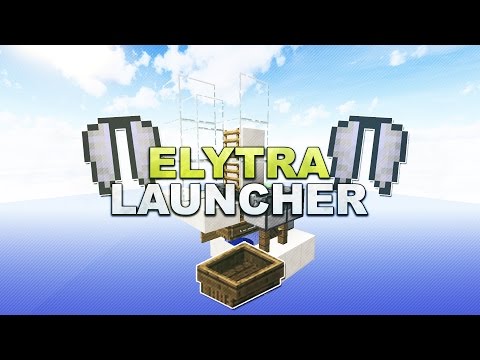 Minecraft - Compact Elytra Launcher // Elytra Flugmaschine - Tutorial 1.12